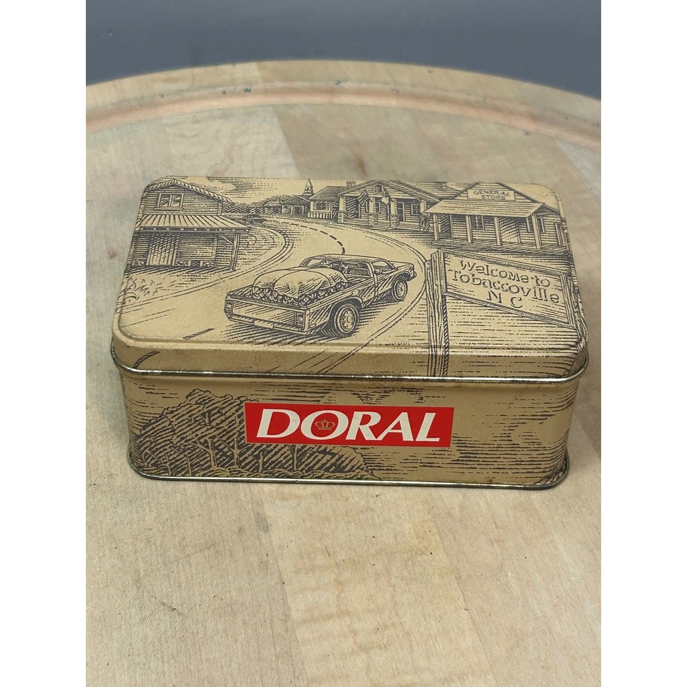 Doral Cigarettes Collectors Edition Tin Tobaccoville NC 1996‎ Matchbox